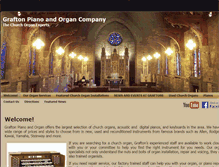 Tablet Screenshot of grafton-organ.com